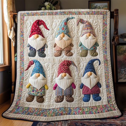 Gnome Gathering WJ2301014CL Quilt