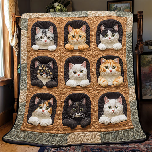 Adorable Cat WX1003002CL Quilt