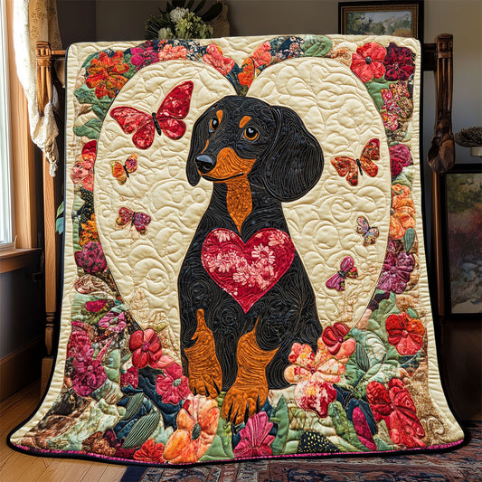 Adorable Dachshund WX0803001CL Quilt