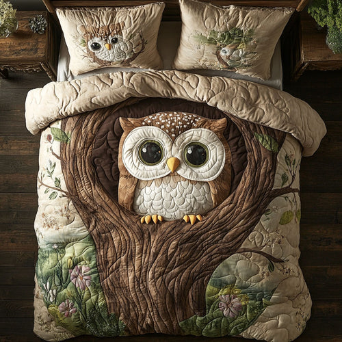 Adorable Owl WX0703003CL Duvet Cover Set