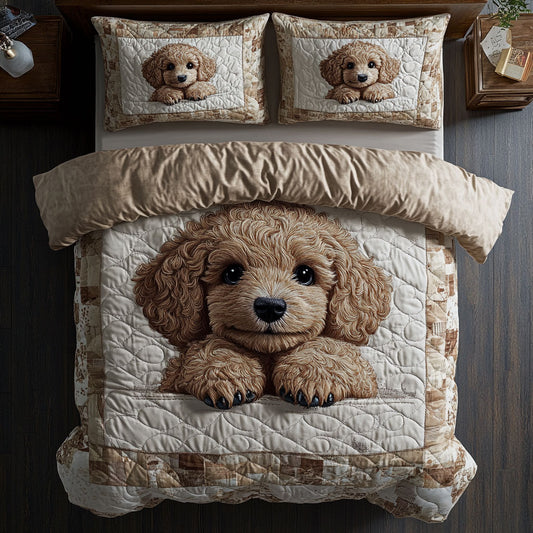 Adorable Poodle WX1403072CL Duvet Cover Set