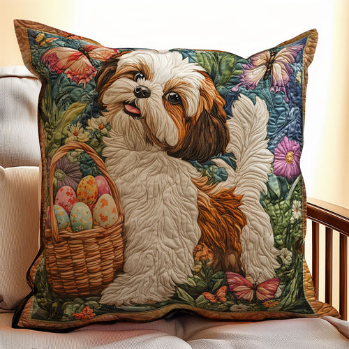 Adorable Shih Tzu WX0803084CL Quilt Pillow Case