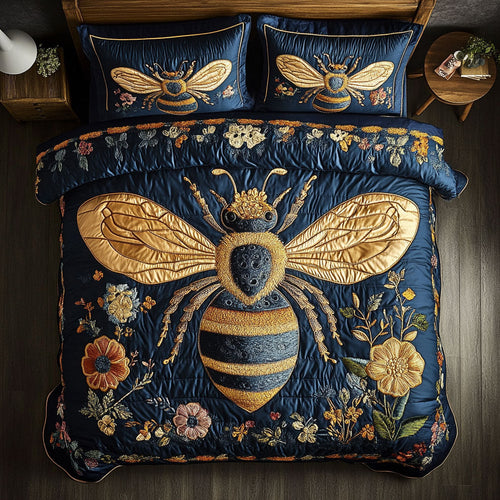 Bee Flower WX0901067CL Duvet Cover Set