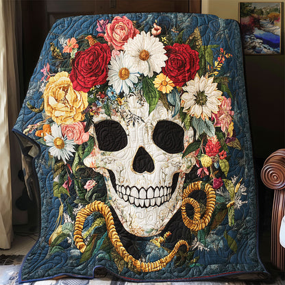 Skull Flower WX2402092CL Quilt