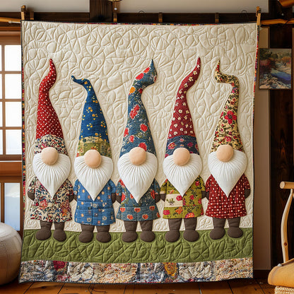 Gnome Gathering WJ1601008CL Quilt