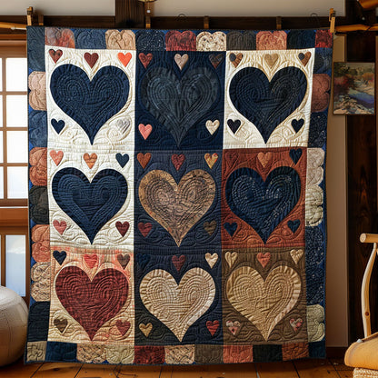 Heart WJ0302008CL Quilt