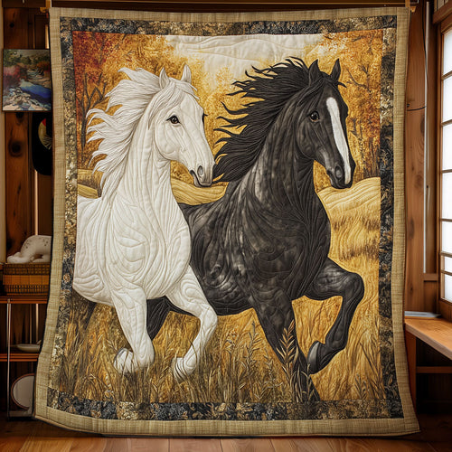 Couple Horse WX0601006CL Quilt