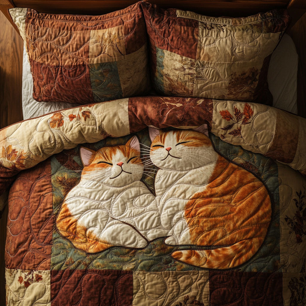 Autumn Cats WX0303003CL Duvet Cover Set