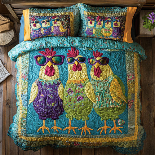 Cute Chicken WX0401058CL Duvet Cover Set