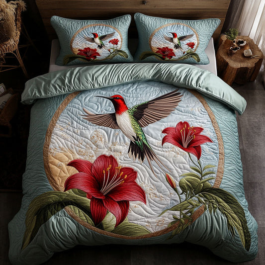 Petunia Hummingbird WJ1701036CL Duvet Cover Set