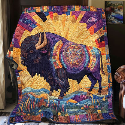 Bison Native American WX2201018CL Quilt