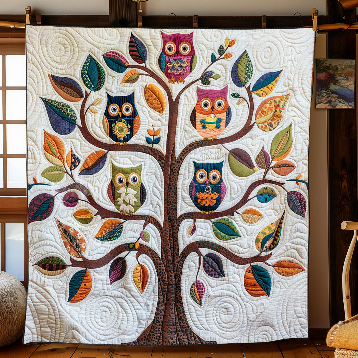 Baby Owl WJ2301003CL Quilt