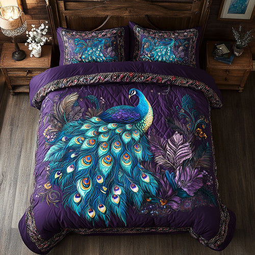 Majestic Peacock WX0401070CL Duvet Cover Set