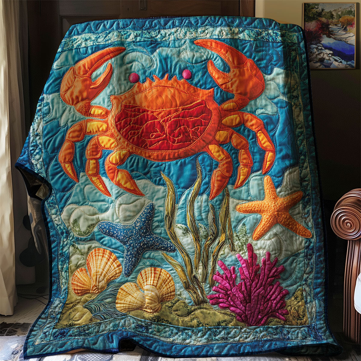 Crabby Coral Delight WJ0502001CL Quilt