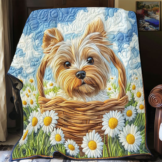 Adorable Yorkshire Terrier WX1401003CL Quilt