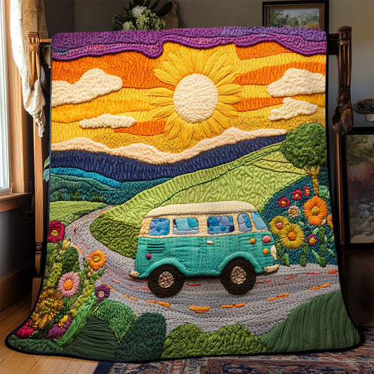 Road Trip Blooms WJ1801021CL Quilt