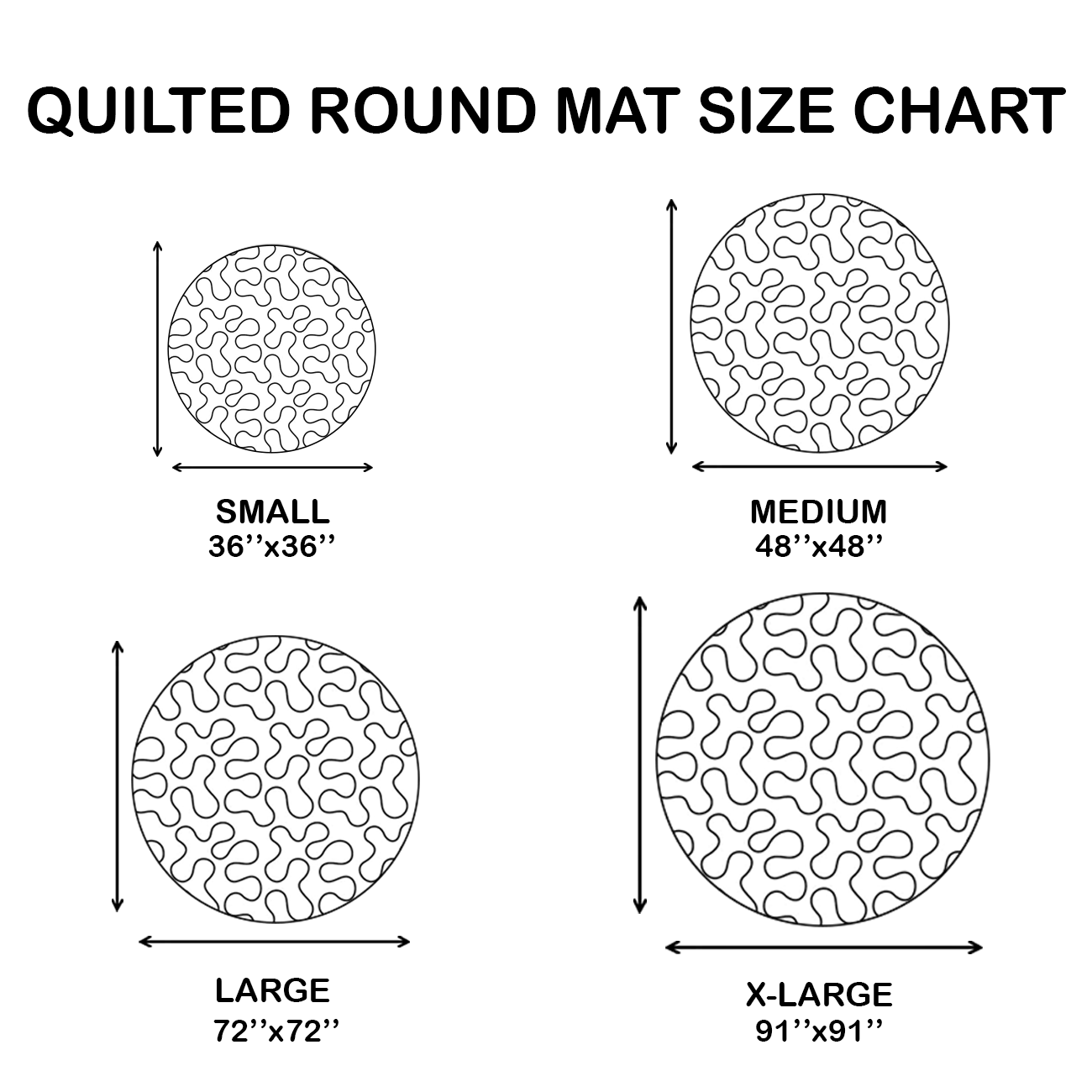 Hot Air Balloon WJ1403048CL Quilted Round Mat