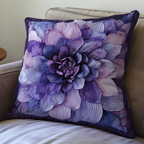 Purple Bloom WX0601137CL Quilt Pillow Case