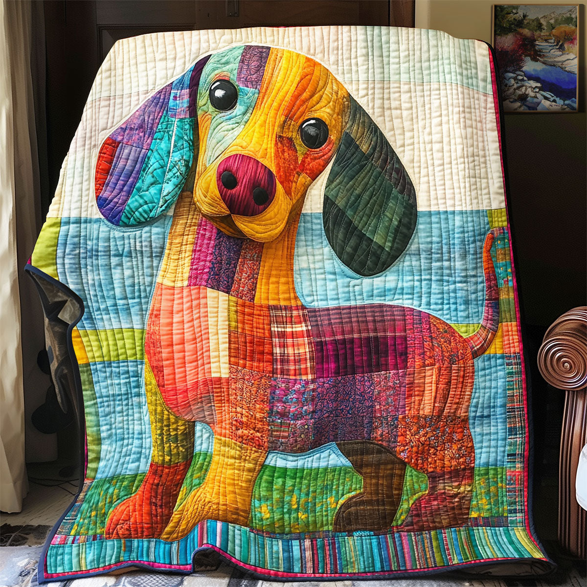 Dachshund WX2402070CL Quilt