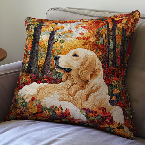 Autumn Retriever WX0601092CL Quilt Pillow Case