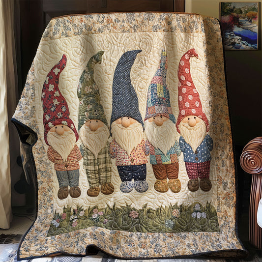 Gnome Gathering WJ1701012CL Quilt