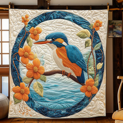 Kingfisher Bird WJ0502008CL Quilt