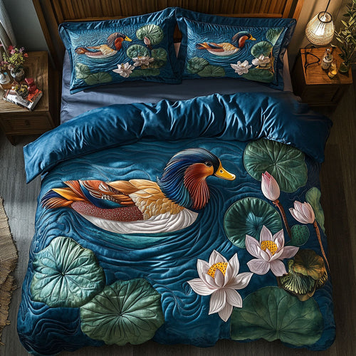 Lotus Mandarin Duck WJ1802027CL Duvet Cover Set