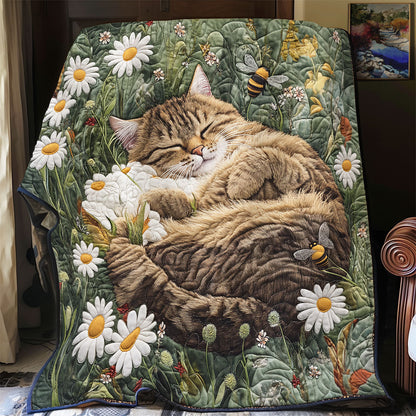 Cat Sleeping Daisy WX2402068CL Quilt