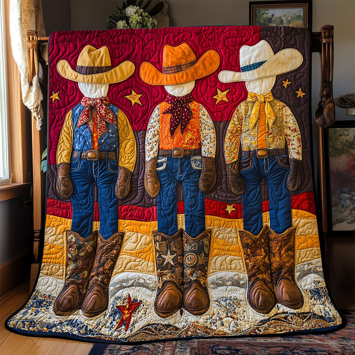 Cowboy Trio WJ2401010CL Quilt