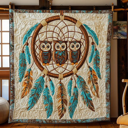 Native Dreamcatcher Owl WJ1401016CL Quilt