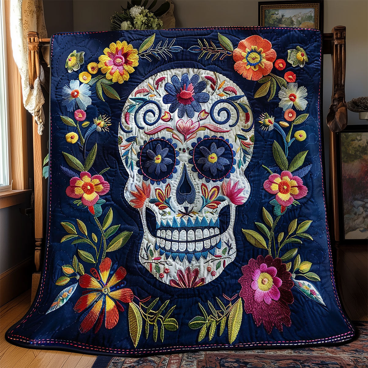 Sugar Skull WJ0601016CL Quilt