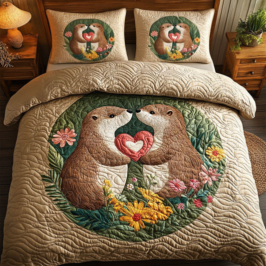 Otterly Adorable Love WJ2001035CL Duvet Cover Set