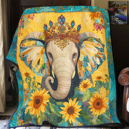 Elephant Sunflower WX1401013CL Quilt