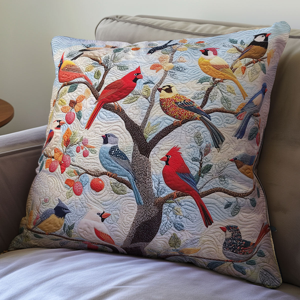 Bird Tree WX2401058CL Quilt Pillow Case