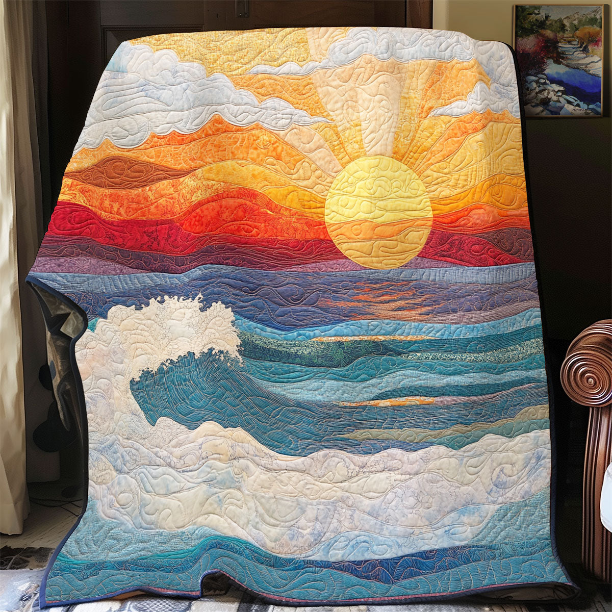 Beach Sunset WX1003005CL Quilt