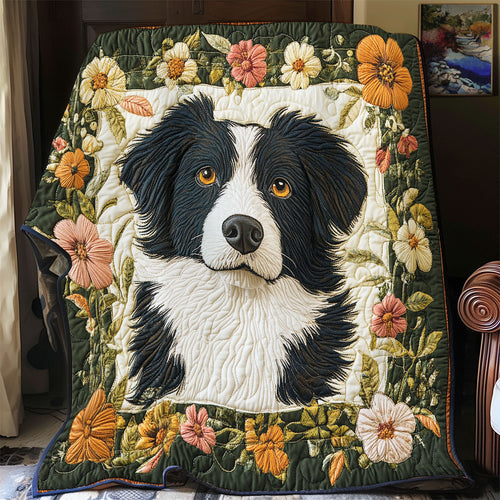 Adorable Border Collie WX1702074CL Quilt