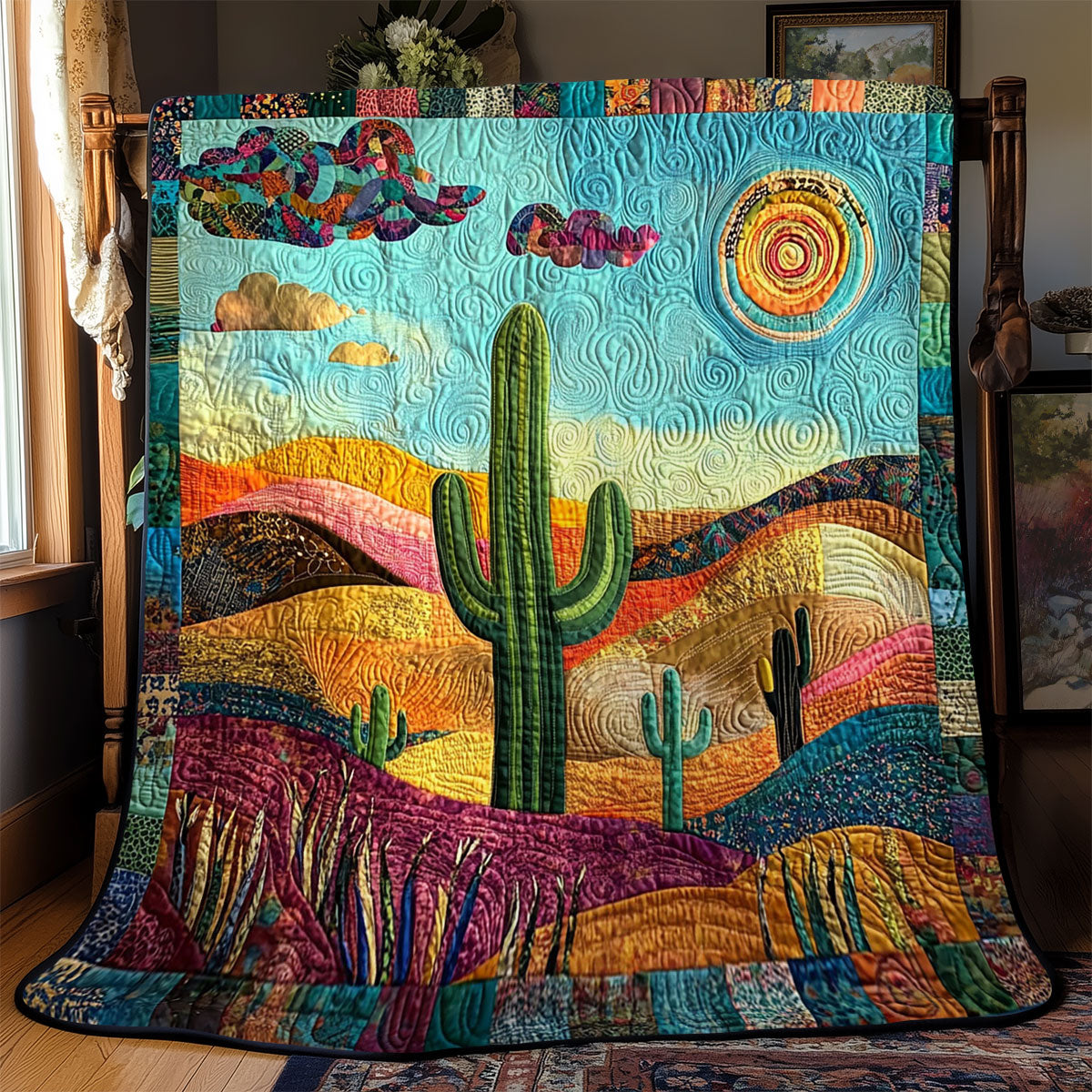 Cactus Sunset WJ2002006CL Quilt