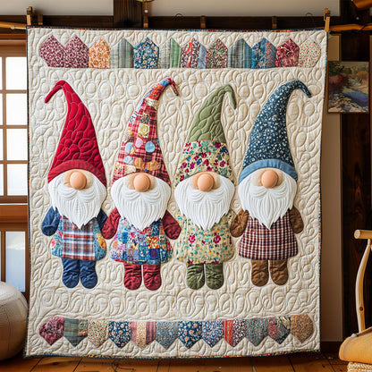 Gnome Gathering WJ1601009CL Quilt