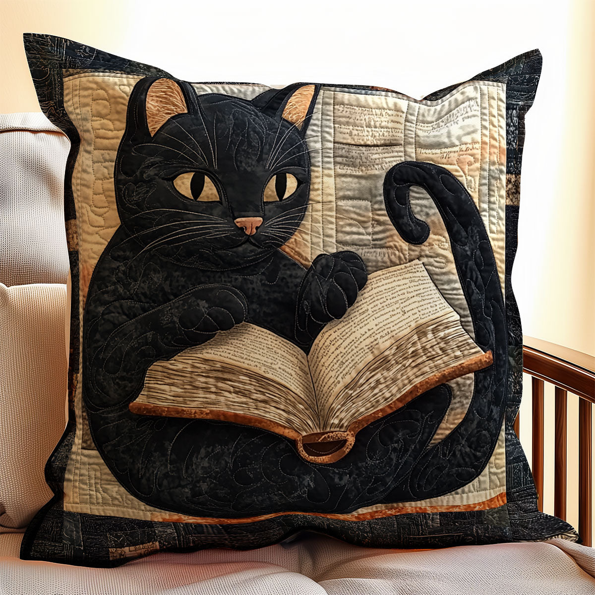 Black Cat WX0603120CL Quilt Pillow Case