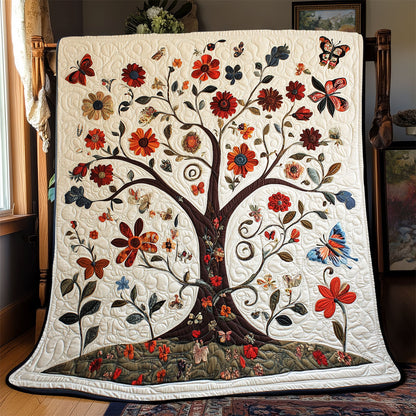 Blooming Tree Floral WX1003010CL Quilt