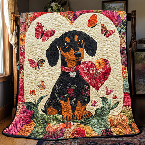 Butterfly Dachshund WX0803013CL Quilt