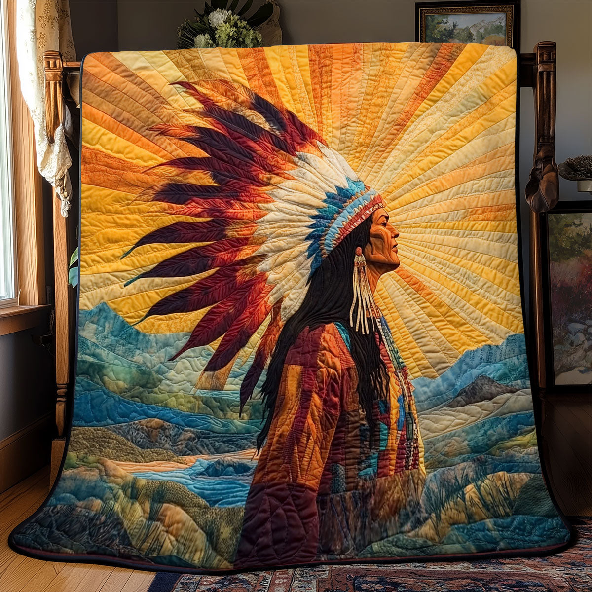 Native American WJ2001019CL Quilt