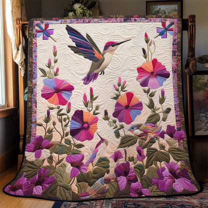 Blooming Hummingbird WJ0701001CL Quilt