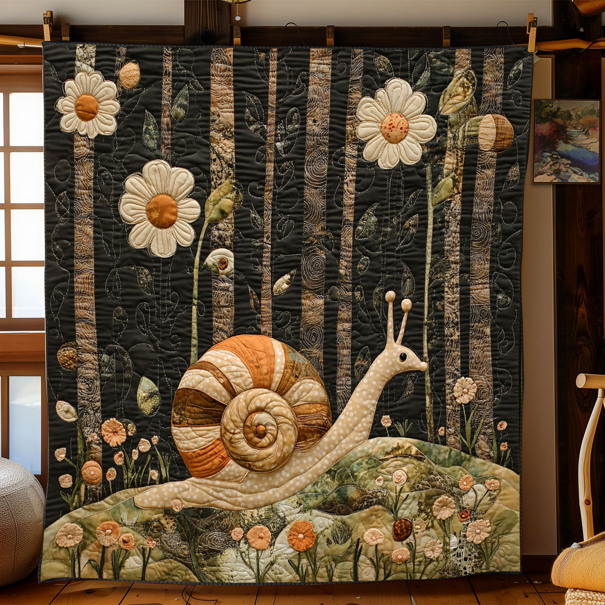 Anemone Snail WJ2002001CL Quilt