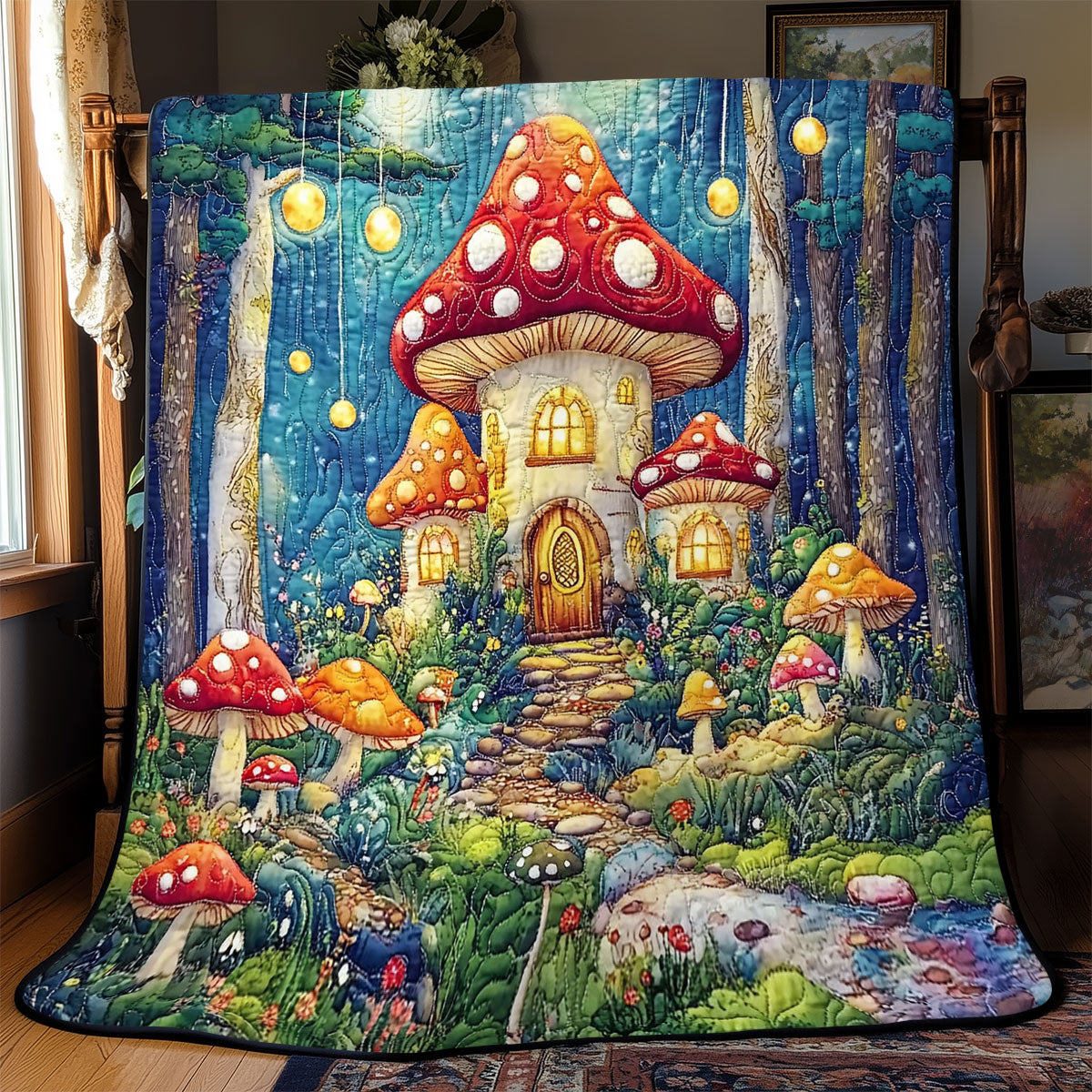 Mushroom Manor WJ0201016CL Quilt