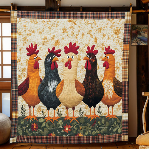 Funny Chicken WJ1303009CL Quilt