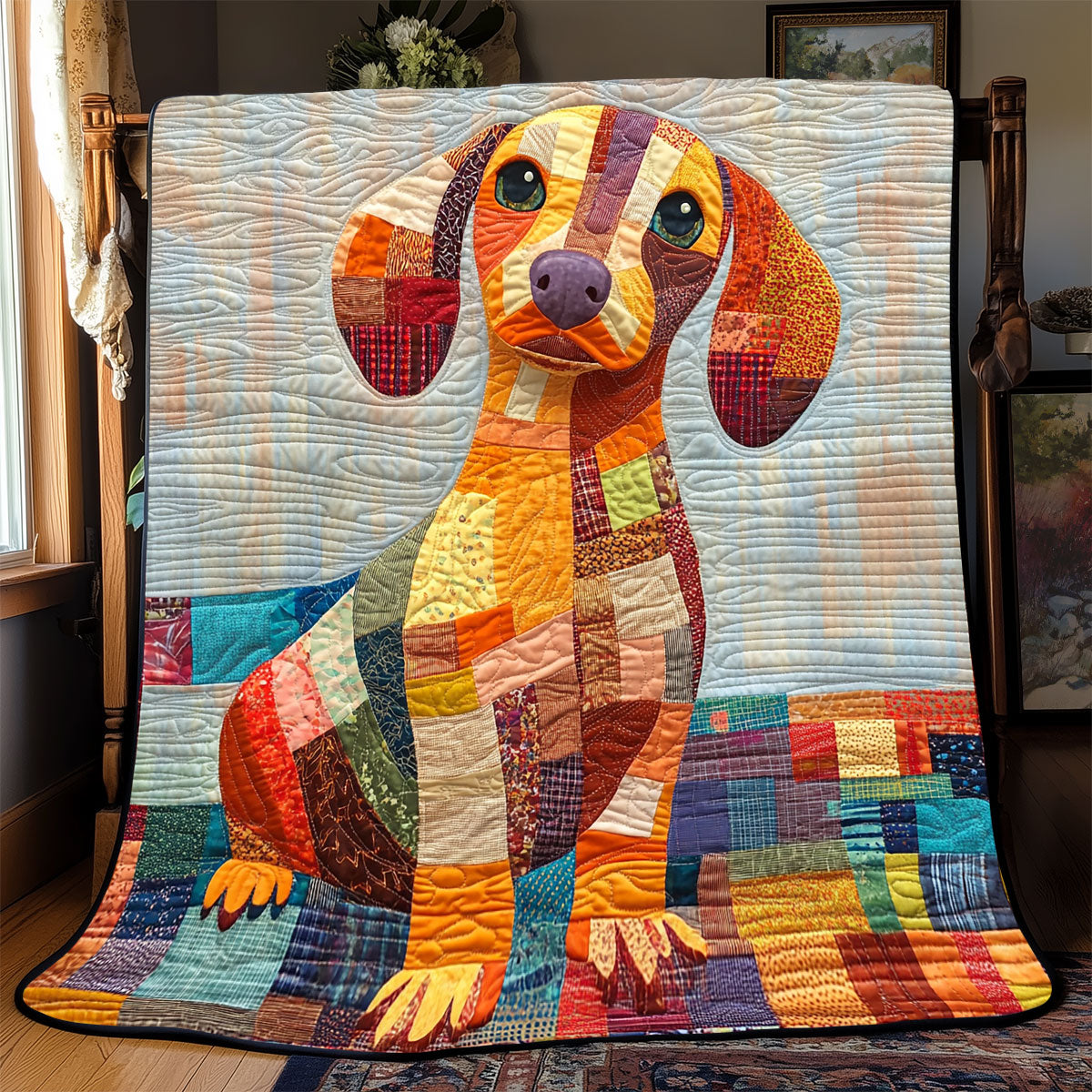 Adorable Dachshund WX2702070CL Quilt