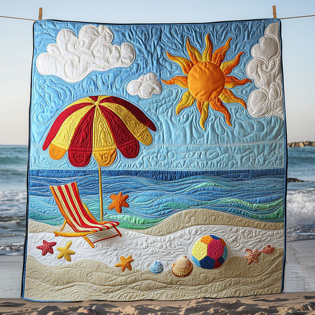 Beach WJ0602002CL Quilt