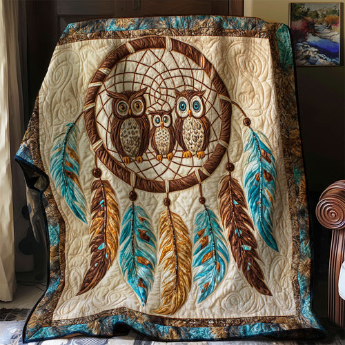 Native Dreamcatcher Owl WJ1601013CL Quilt