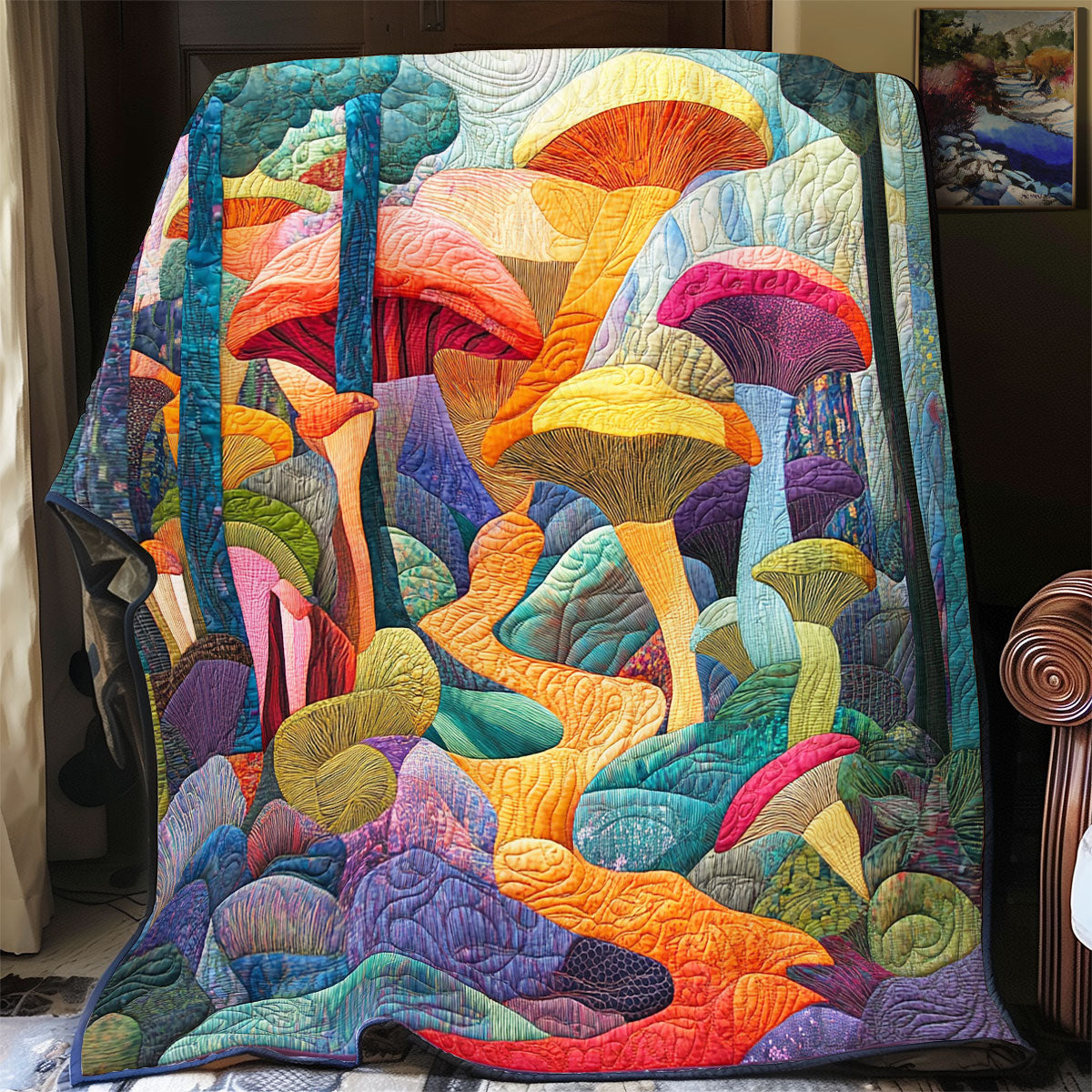 Mushroom Forest WX2402081CL Quilt